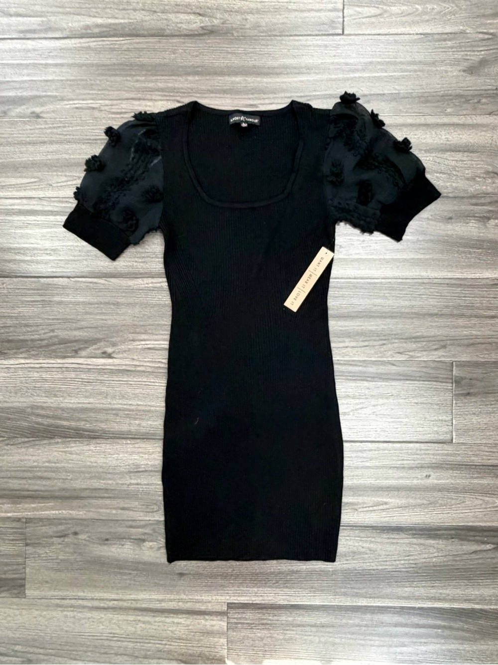 Almost Famous Mini Black Dress NWT